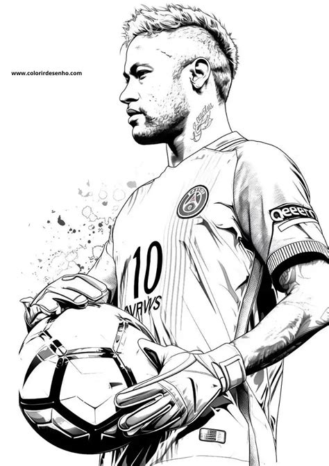 Neymar Coloring Pages 53 Coloring Sheets To Print