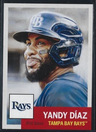 2023 TOPPS LIVING SET 655 YANDY DIAZ Tampa Bay Rays 1 361 Printed B