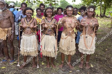 Traditional Welcome Topless Girls Waiting Prince Editorial Stock Photo