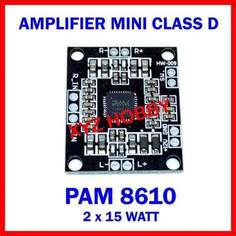 Jual Ampli Mini Pam Class D Power Amplifier X Watt Pam Di