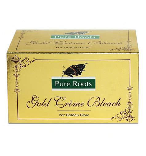 Pure Roots Herbal Creme Bleach 42gm Creme 35g Activator 7g Veny In