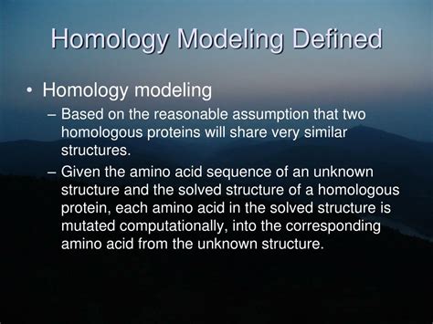 Ppt Content Protein Fold And Structure Homology Modeling Protein Protein Docking Powerpoint