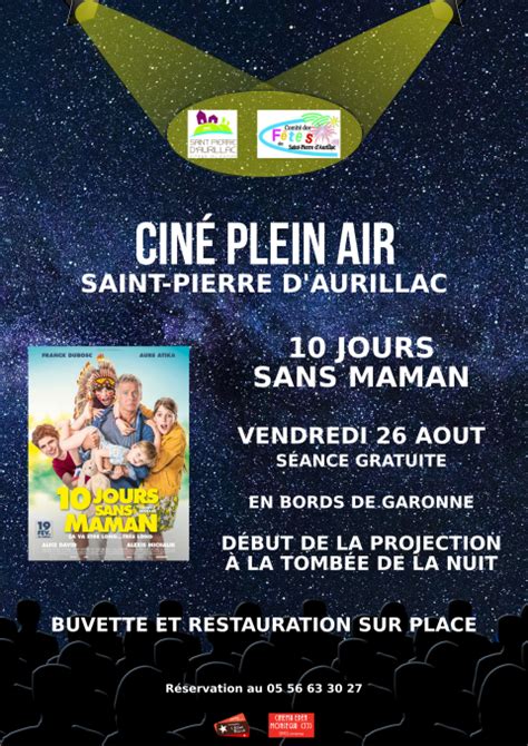 Cinema Plein Air Commune De Saint Pierre D Aurillac