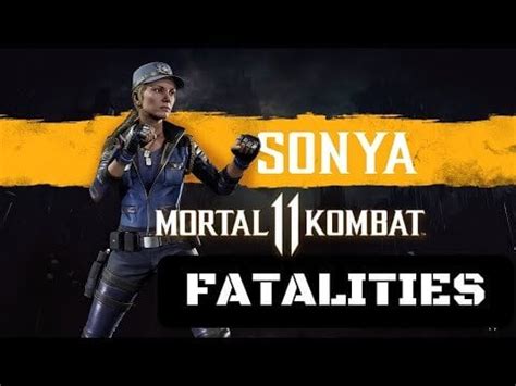 Mortal Kombat 11 Sonya Blade Fatalities : r/VictaTheDragon