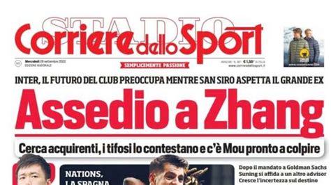 Prima Pagina Corriere Dello Sport Il Primato Di Raspadori