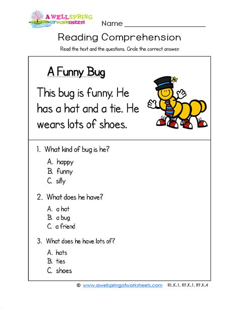 Easy Teacher Worksheets Reading Comprehension | Reading Comprehension ...