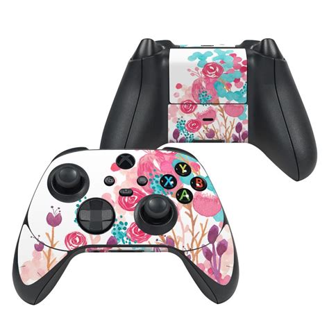 Microsoft Xbox Series X Controller Skin Blush Blossoms By Sara Berrenson Decalgirl