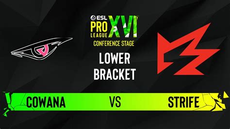 Cowana Vs Strife Map Inferno Esl Pro League Season