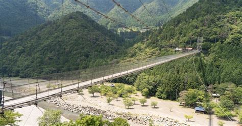 「谷瀬の吊り橋」高さ54mから十津川の見下ろす絶景│奈良｜ツーリングjp 別館