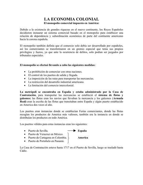 La Economia Colonial Pdf