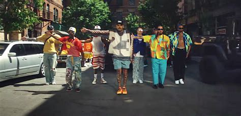 Chris Brown Summer Too Hot Music Video Outfits INC STYLE