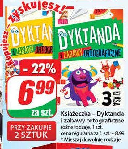 Dyktanda Dla Klas Z Zabawami Ortograficznymi Cena Promocje