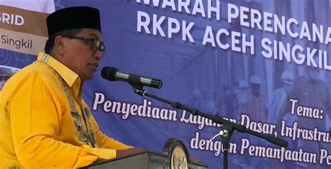 Musrenbang Rkpk Aceh Singkil Tahun Digelar