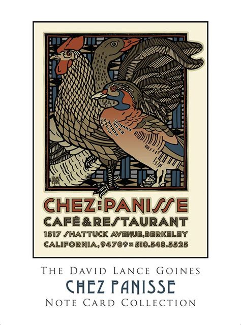 Buy The David Lance Goines Note Card Collection Chez Panisse Book