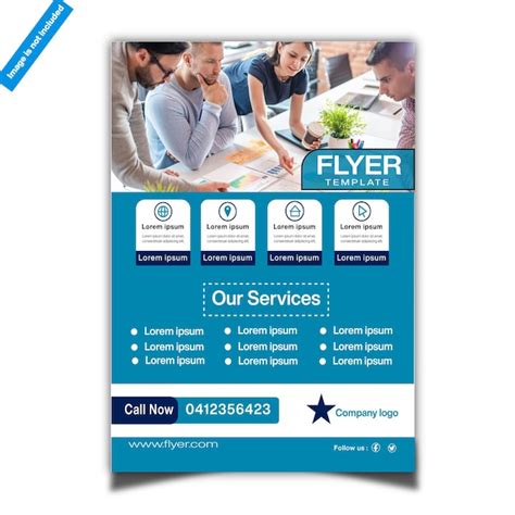 Premium Vector Vector Business Flyer Template