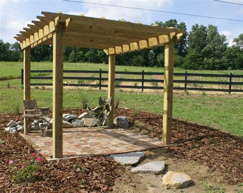 Our very first pergola we built at the farm