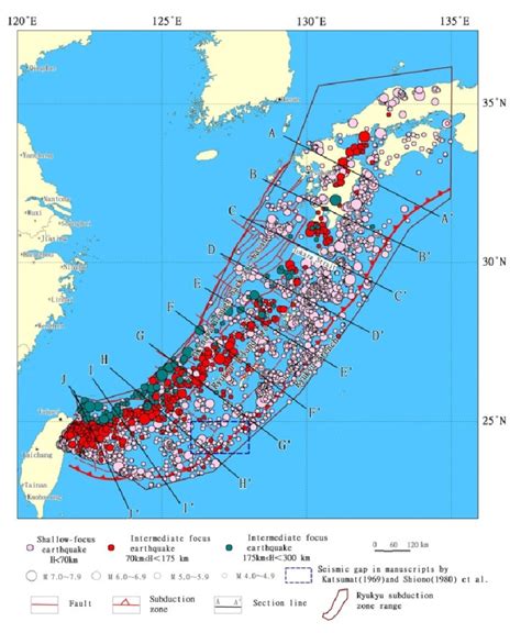 Seismotectonics And Distribution Of The Earthquake Epicenters In The Download Scientific