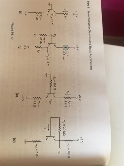 Solved Secton Dc Analysis Of Transistor Circuits For Chegg