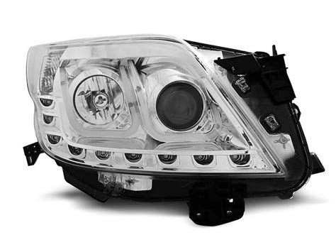 Paire De Feux Phares Toyota Land Cruiser 150 09 13 LTI Led Chrome