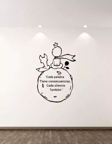 Vinil Decorativo Pared El Principito Cada Palabra MercadoLibre