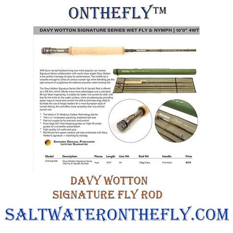 Davy Wotton Signature Fly Rod Saltwater On The Fly