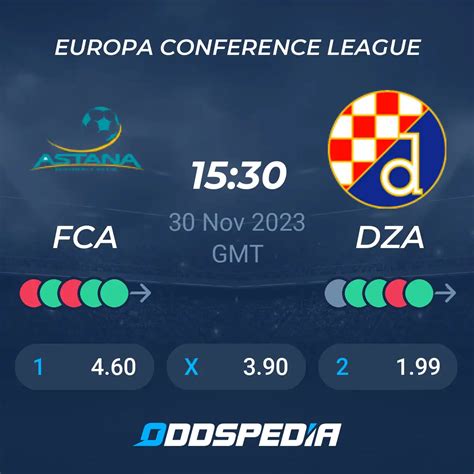 Astana Vs Dinamo Zagreb Predictions Odds Live Score Stats