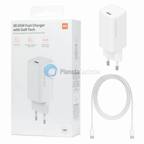 Oryginalna Adowarka Sieciowa Xiaomi Gan Tech W Z Kablem Usb C W