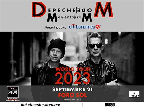 Depeche Mode Fechas Foro Sol Cdmx