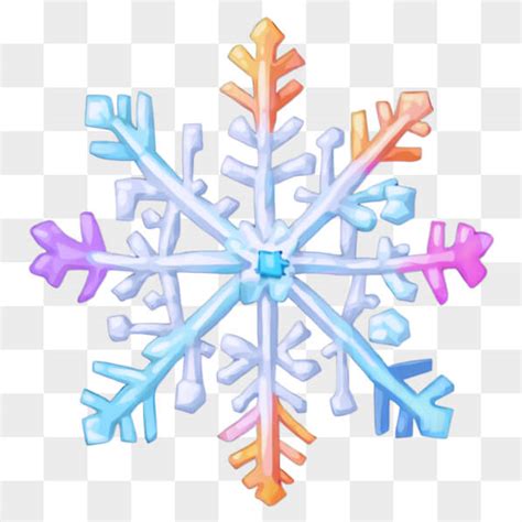 Download Colorful Snowflake in the Foreground Cartoons Online ...