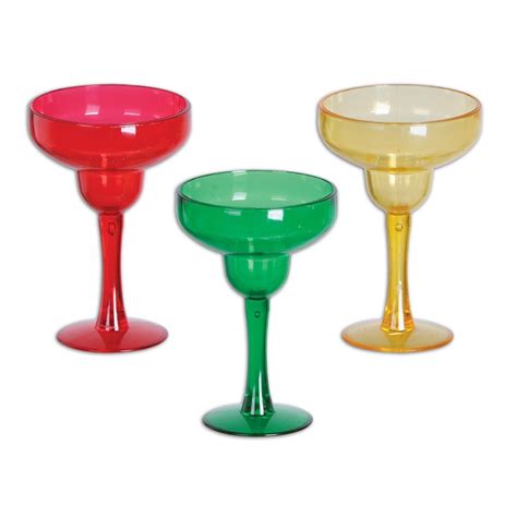 Fiesta Margarita Shot Glasses 6 Pair Per Package Margarita Shot Mexican Party Supplies