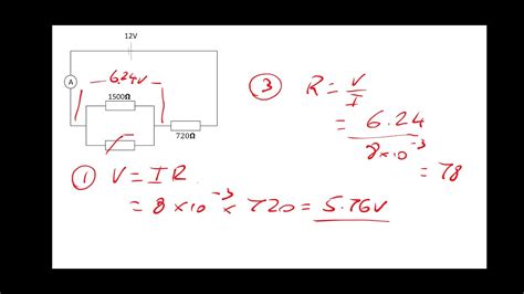 A Level Physics Electricity Potential Dividers Youtube