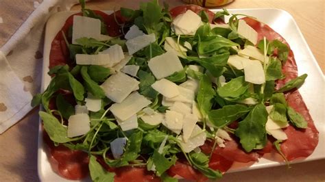 Bresaola Rucola E Parmigiano Una Maestra In Cucina