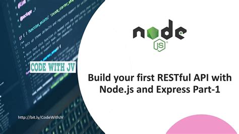 Build Your First RESTful API With Node Js And Express Part 1