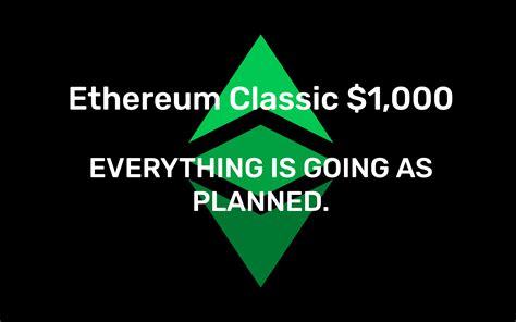 Ethereum Classic Etc 1 000 Price Prediction Everything Is Going As