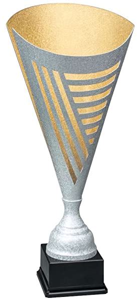 Eberin Luxus Pokal Serie Baron Silber Gold Mit Wunschtext Gr E