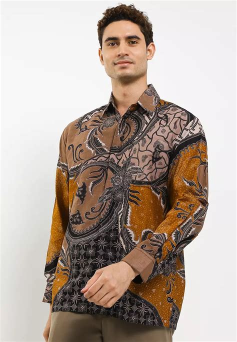 Jual Batik Tibodunyo Diamond Kemeja Batik Premium Pria Casual Modern