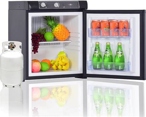 Smeta Way Propane Fridge Electric Compact Refrigerator Mini Fridge