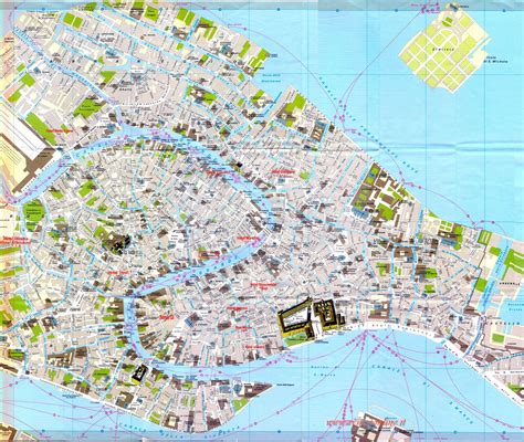 Venice Map and Venice Satellite Image