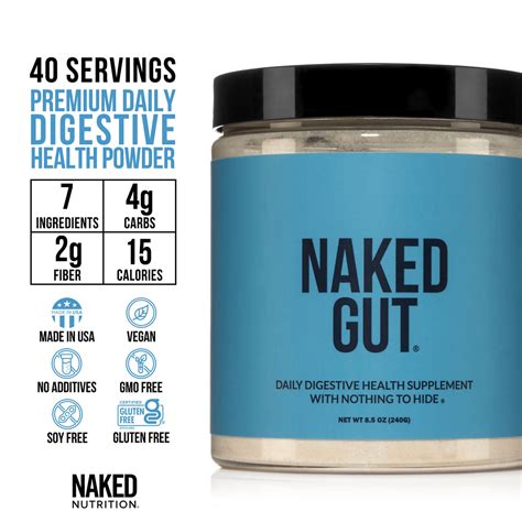 Gut Health Supplement Probiotics | Naked Gut - 40 Servings – Naked