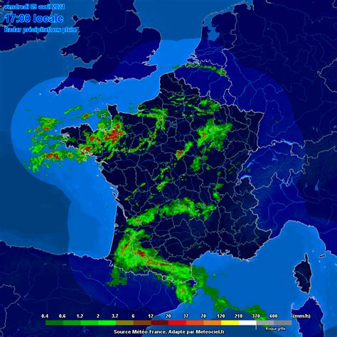 Meteociel fr Radar de précipitations pluie Radar France