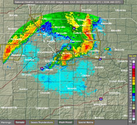 Interactive Hail Maps Hail Map For Kansas City Mo