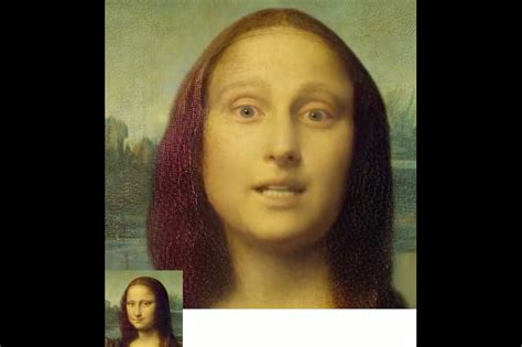 Microsofts New Ai Makes Pictures Talk And Sing Even Turning The Mona