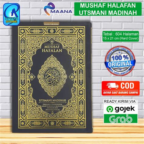 Jual Mushaf Hafalan UTSMANI MADINAH A5 Terjemah Tajwid Warna Maana