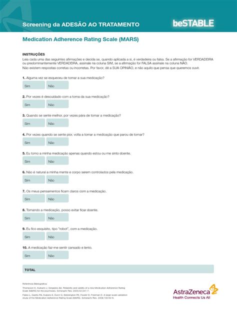 Medication Adherence Rating Scale Mars Pdf