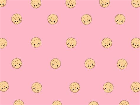 Premium Vector Cute Kawaii Happy Icecream Cookie And Donut Background