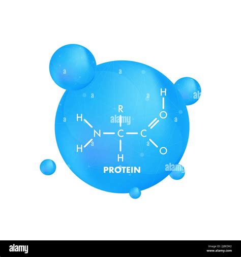 Icono de croquis Ilustración vectorial creativa Proteína Fórmula