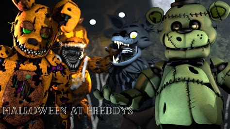 SFM FNAF HALLOWEEN AT FREDDY S MINI COLLAB YouTube