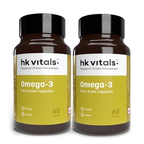 Healthkart Hk Vitals Omega Fish Oil Supplement Capsules Each