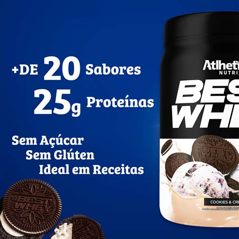 Best Whey Protein Cookiesandcream Atlhetica Nutrition 450g Panvel Farmácias