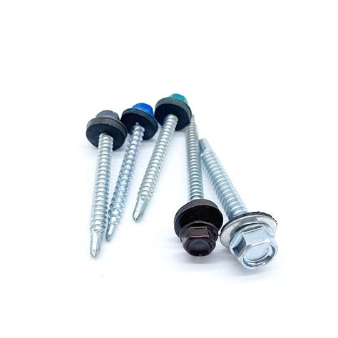 Roofing Hex Flange Head Self Drilling Screws Roofing Screw With